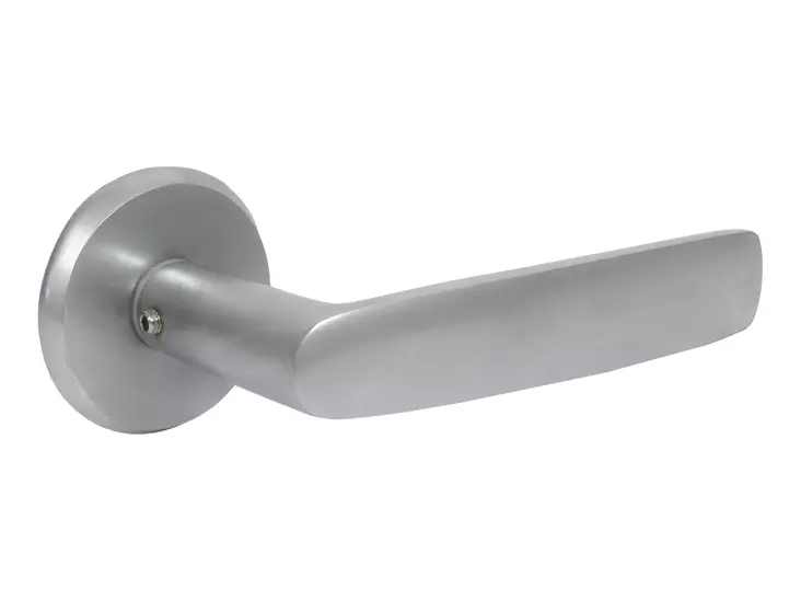 Pisla Uo-painike Matti 115mm messinki/mattakromattu - Ulko-ovenkahvat - 0001992 - 1