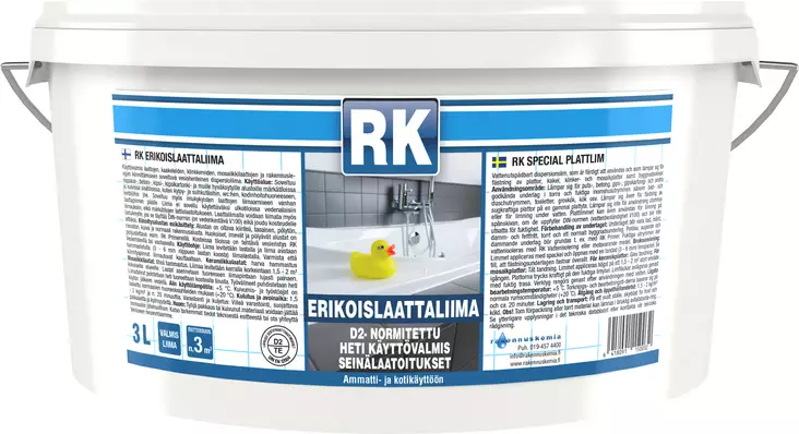 RK Erikoislaattaliima 3 L - Yleisliimat - 0008832 - 1