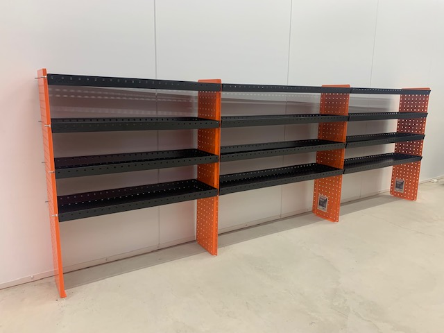 Hammer pakettiautohyllystö 1200x3540mm - Pakettiautokalusteet ja -hyllyt - 0014592 - 1