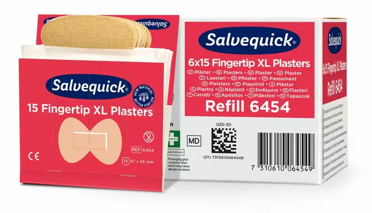 Salvequick sormenpäälaastari 6x15kpl - Ensiaputarvikkeet - 0014432 - 1