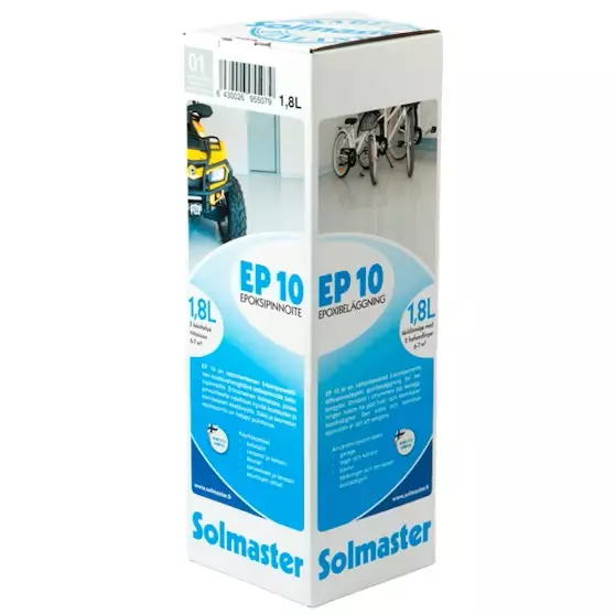 Solmaster EP 10 Epoksipinnoite sävy 01 1,8L (0,9+0,9) - Sisämaalit - 0021352 - 1