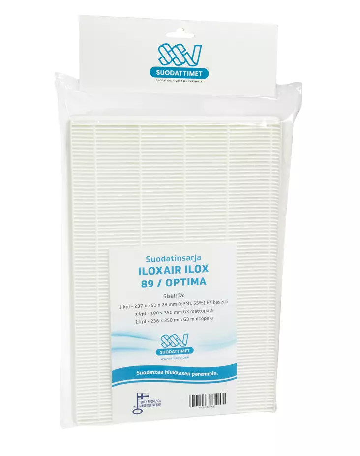 SSV Iloxair Ilox 89 / Optima Ilmanvaihtokoneen suodatin - Ilmanvaihtokoneen suodattimet - 0002712 - 1