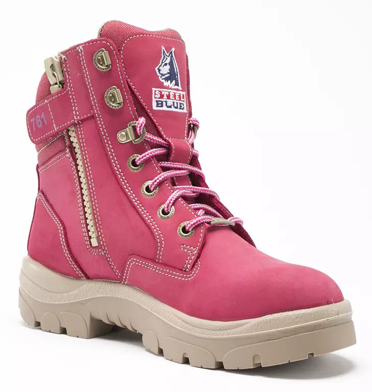 Steel Blue Turvamaihari Southern Cross Zip Ladies S3 Pink 36 - Työkengät ja sukat - 0019202 - 1