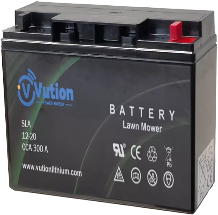 Suljettu lyijyakku/20Ah 181x76x168/L3/-+ - Pienkoneakut - 0021262 - 1