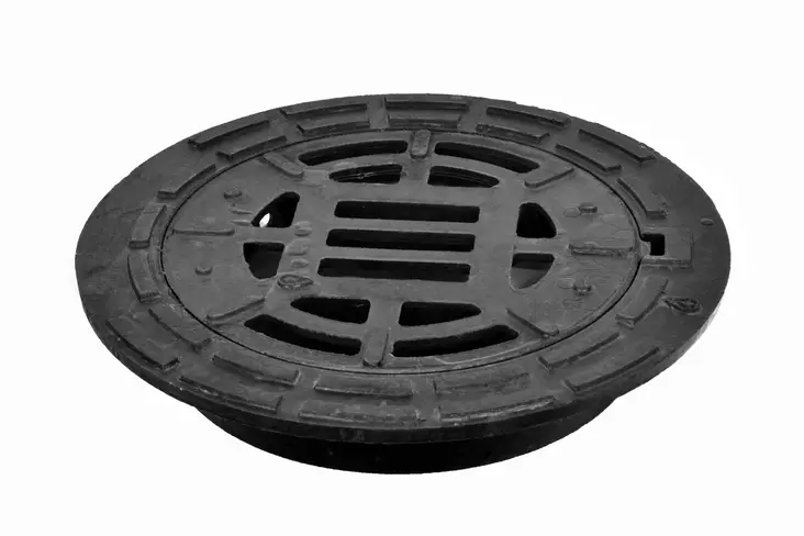 Valurauta kaivonkansi 315mm ritilä - Salaoja ja sadevesitarvikkeet - 0015592 - 1