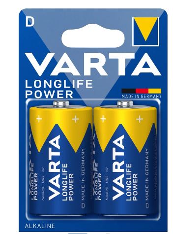 Varta Longlife D paristo 2kpl - Alkaliparistot - 0012642 - 1