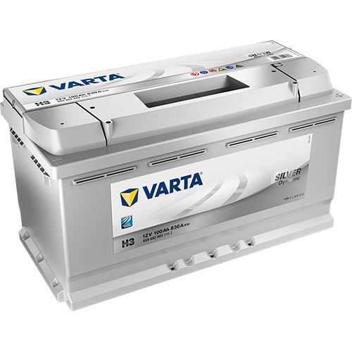 Varta Silver Dynamic Käynnistysakku 100Ah - Käynnistysakut - 0013062 - 1