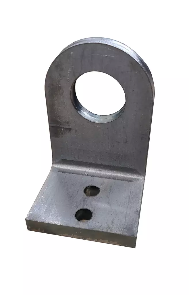 Warma hitsattava kulmakiinnike 120/75x80x12mm, reikä 40mm - Hitsattavat kiinnikkeet - 0009682 - 1