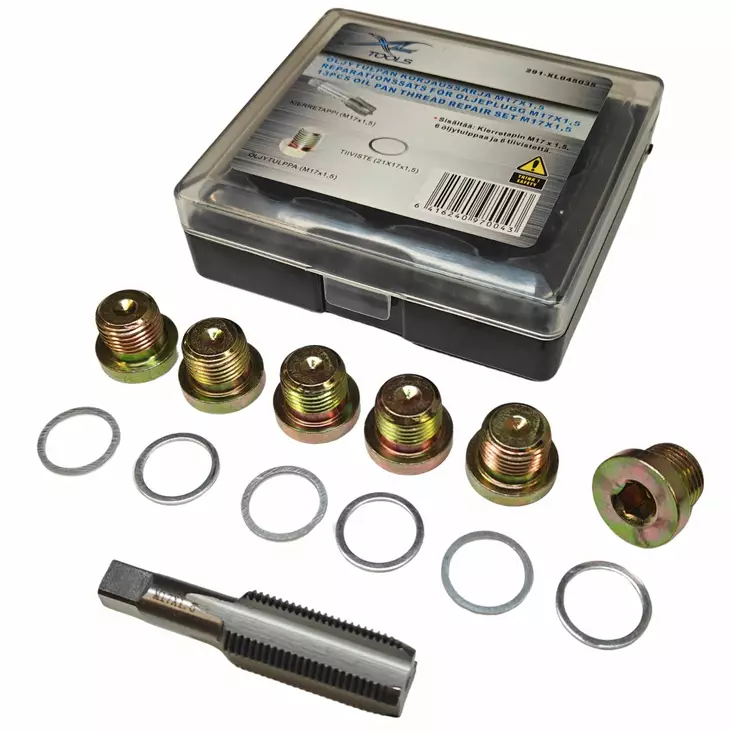 XL-Tools Öljytulpan Korjaussarja M17x1,50 - Auton erikoistyökalut - 0020582 - 1