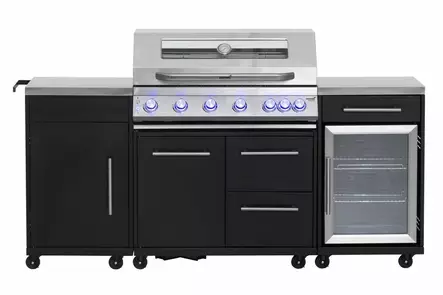 Mustang Kaasugrilli Topaz 6+1 kesäkeittiö jääkaapilla - Grillaus - 0021033 - 1