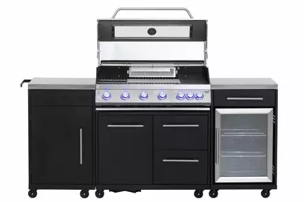 Mustang Kaasugrilli Topaz 6+1 kesäkeittiö jääkaapilla - Grillaus - 0021033 - 2