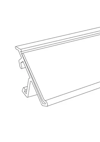 Hintalista / etikettilista perhosiin musta 885mm 39mm etiketille 50kpl - Kirjoitusvälineet - 0021493 - 2