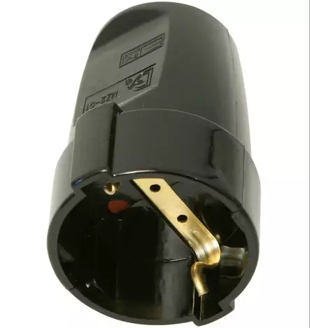 Jatkopistorasia IP20, musta - Pistotulpat ja roikanpäät - 0021363 - 1