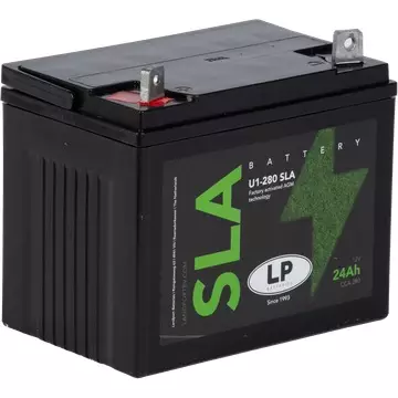 Akku/24Ah/240A 197x130x170/+- - Pienkoneakut - 0020273 - 1