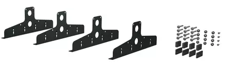 Markki Kiinnikepaketti Peltikatolle (4kpl/pkt) RR33 Musta - Lumiesteet - 0020453 - 1