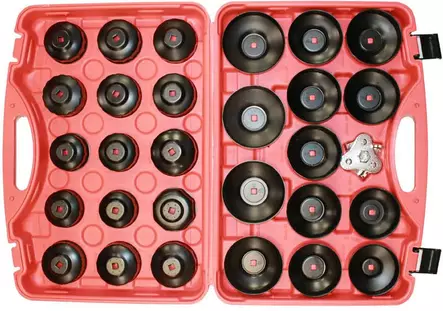 Öljynsuodatinavainsarja 30-os., kuppimalli - Öljynvaihtotyökalut - 0017793 - 1