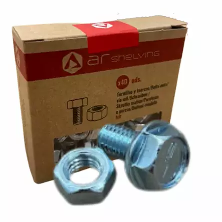 Shelving Kiinnityspultit hyllyyn M8 40-os - Varastohyllyt - 0016423 - 1