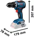 Bosch Akkuporakonesarja GSR 18V-55 2x4Ah akuilla - Akkukonepaketit - 0000533 - 2