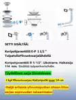 E-P Koripohjaventtiili 1 1/2" 115mm ylivuotosarjalla - Hajulukot ja tarvikkeet - 0004623 - 2