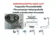 E-P Koripohjaventtiili 1 1/2" 115mm ylivuotosarjalla - Hajulukot ja tarvikkeet - 0004623 - 4