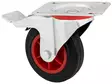 Kalustepyörä kääntyvä jarrulla 100mm - Kalustepyörät - 0006313 - 1