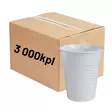 Kertakäyttömuki muovi valkoinen 200ml 3000kpl LTK - Kertakäyttöastiat - 0019503 - 1