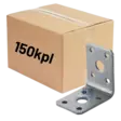 Kulmalevy RST A2 50x50x35x2,5mm 150kpl (LTK) - Kulmalevyt - 0022373 - 1