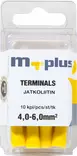 M+ jatkoliitin 4,0-6,0mm² keltainen 10kpl - Johdot ja asennustarvikkeet - 0008263 - 1
