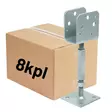 Valesokkelikenkä 50x90mm 8kpl (LTK) - Pilarikengät - 0022043 - 1