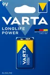 Varta Longlife 9V paristo 1kpl - Alkaliparistot - 0012643 - 1