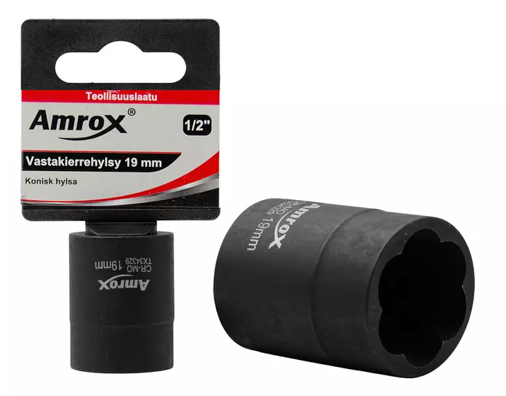 Amrox Vastakierrehylsy 1/2" 6mm - Hylsyt - 0021693 - 1