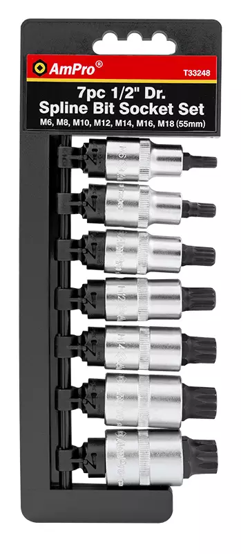 Amrox XZN-hylsysarja 1/2" 7-os - Hylsy- ja työkalusarjat - 0005453 - 1