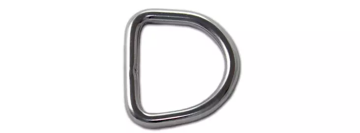 Arctic Marine D-rengas hitsattu 8/50mm, AISI316 - Kettingit ja ketjutarvikkeet - 0004443 - 1