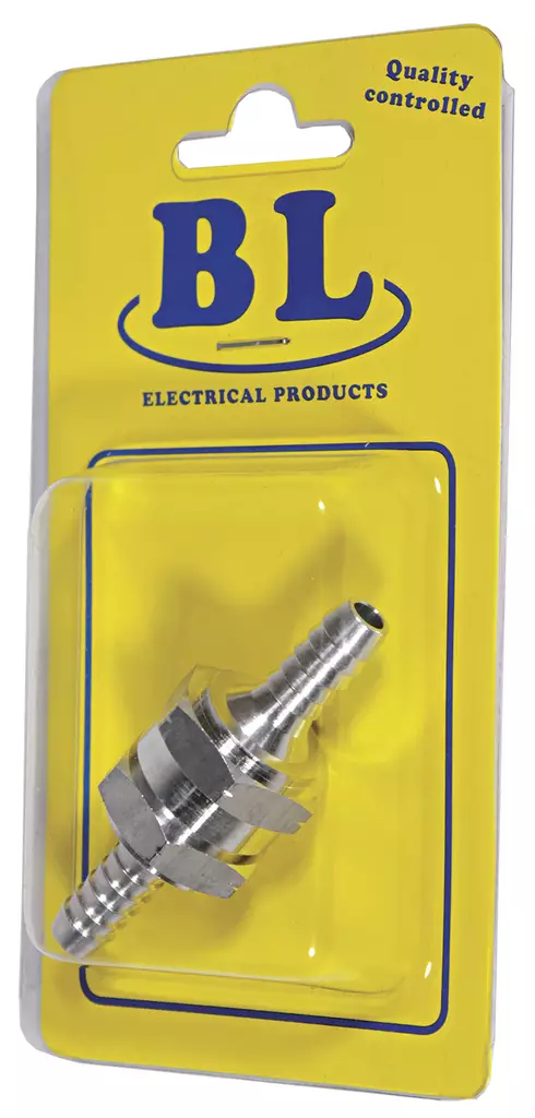 BL väliventtiili 8mm putk. - Polttoaine- ja öljyletkut - 0012603 - 1