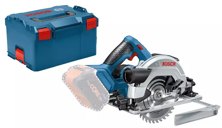 Bosch Akkukäsipyörösaha GKS 18V-57G Runko + L-Boxx - Akkupyörösahat ja -käsisirkkelit - 0000543 - 1