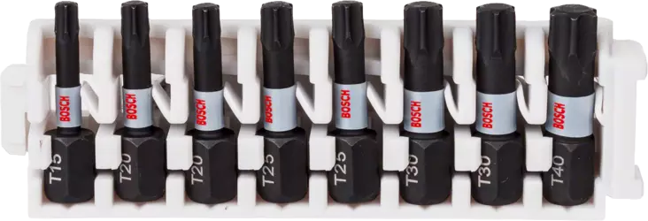 Bosch Impact ruuvauskärki T15-40 25mm 8kpl - Ruuvauskärjet - 0000603 - 1