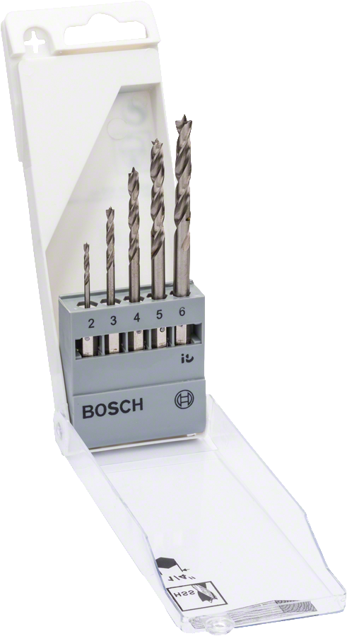 Bosch puuporanteräsarja 5-os 2-6mm 1/4" varsi - Poranteräsarjat - 0000643 - 1