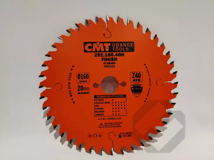 CMT Pyörösahanterä 160x40Tx20mm - Pyörösahanterät sirkkeliin - 0000023 - 1