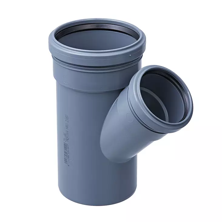 Haarayhde Y-haara 110/75mm - 110mm viemäriosat - 0015023 - 3