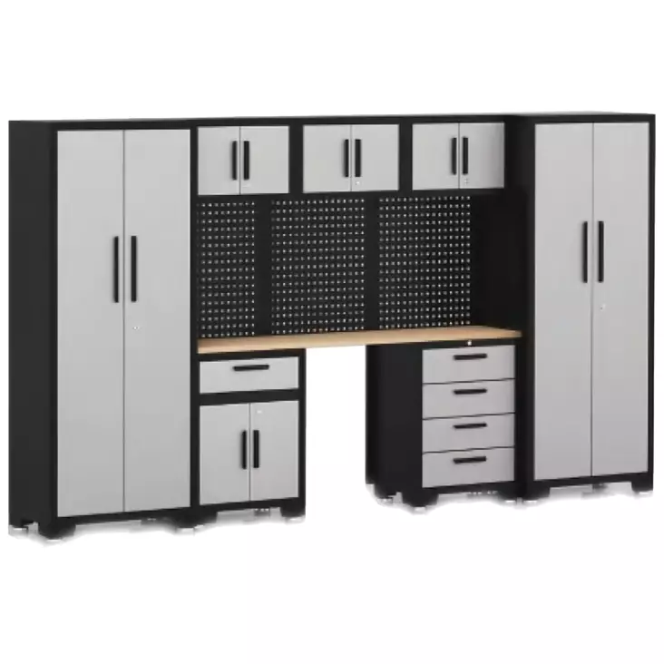 Hammer Autotallin kalusteryhmä H08 330x47x192cm - Autotallikalusteet - 0019413 - 1