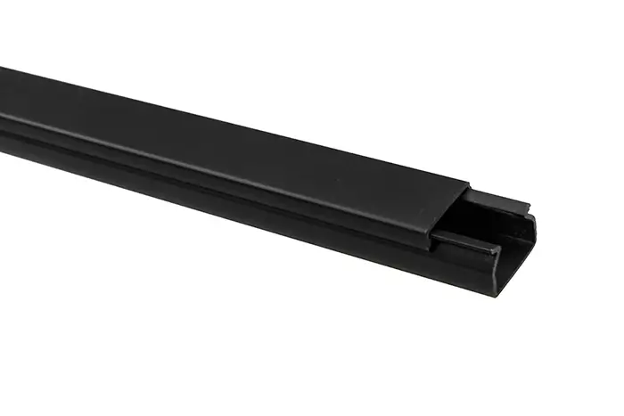 Harju asennuskanava 10x15x2000mm musta, tarralla - Johtokourut ja suojaputket - 0020783 - 1