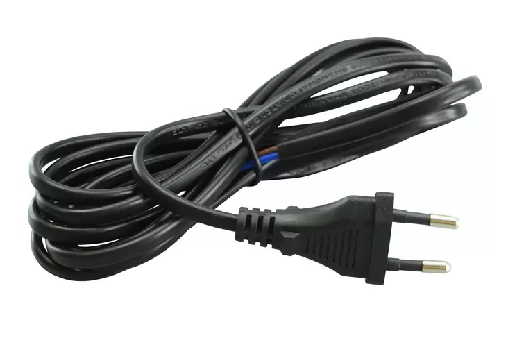 Harju Pistotulppajohto 2.5m musta - Valaisinpistotulpat ja rasiat - 0010033 - 1