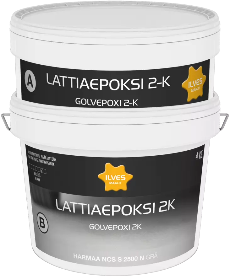 Ilves Lattiaepoksi 2K vaaleanharmaa 4kg - Erikoismaalit - 0007353 - 1