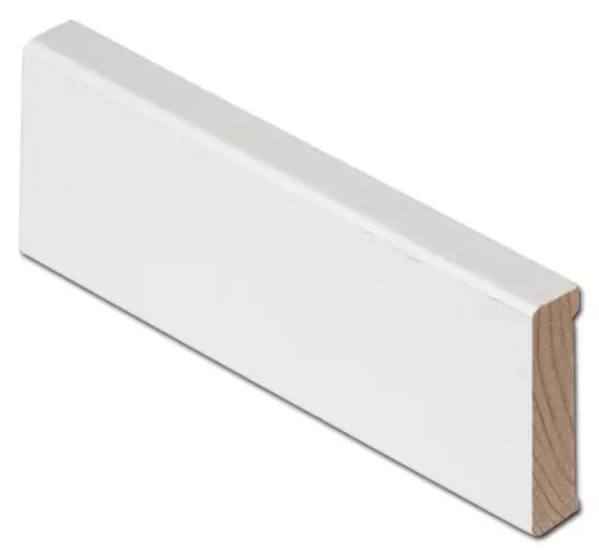 Jalkalista 12x55 mänty valkoinen 3300mm - Jalkalistat - 0021173 - 1