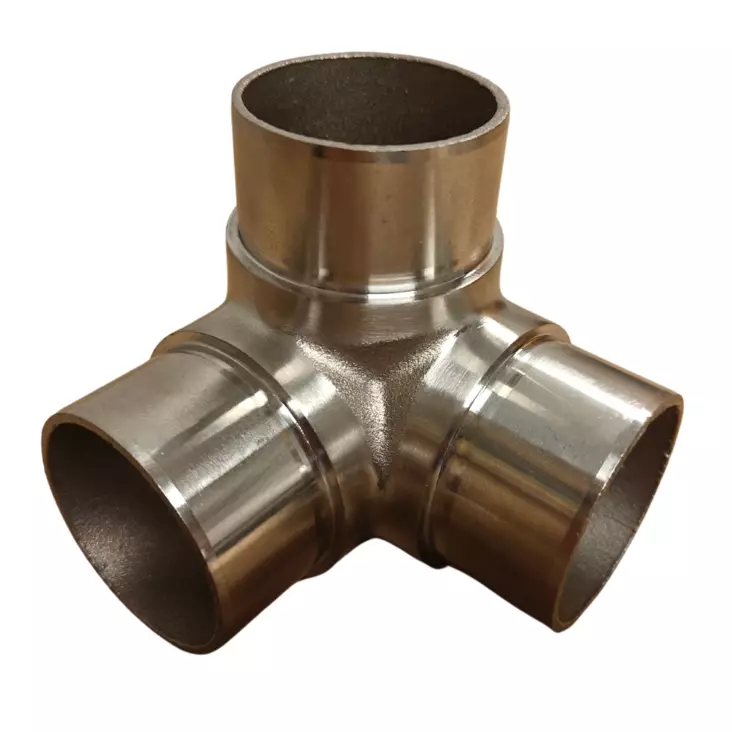 Jatko/kulma 90 ast harjattu RST 42,4mm - Tukitangot ja kahvat - 0019353 - 1