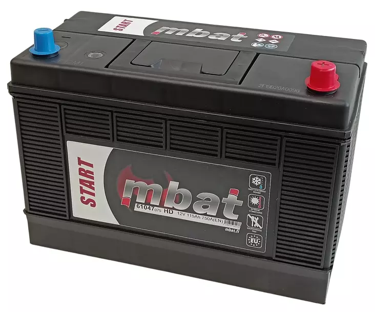 Käynnistysakku/115Ah/750A 332x174x238/B0/-+ - Käynnistysakut - 0014213 - 1