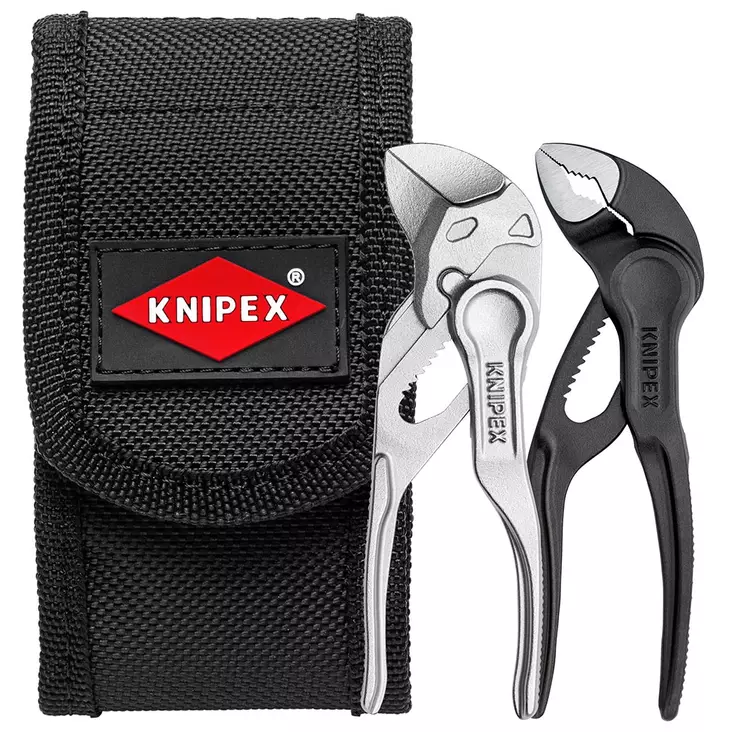 Knipex Minipihtisarja XS Vyökotelossa - Putki- ja siirtoleukapihdit - 0016643 - 1