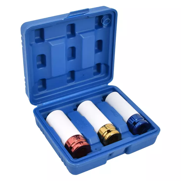 Vannehylsysarja 1/2" 17/19/21mm Cr-Mo Salkussa - Kone- ja voimahylsysarjat - 0018853 - 1