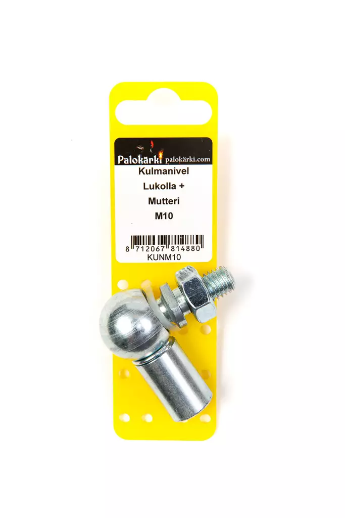 Kulmanivel lukolla + mutteri M10 - Ohjaamotarvikkeet - 0001613 - 2