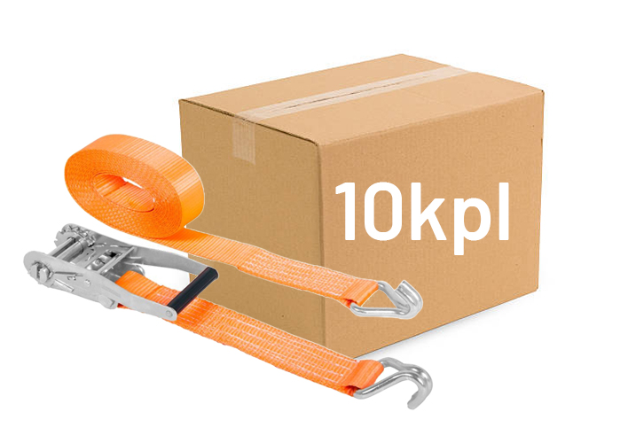 Kuormaliina 10m, 4,0t, nauha 50mm, 10KPL (LTK) - Kuormaliinat - 0018123 - 1